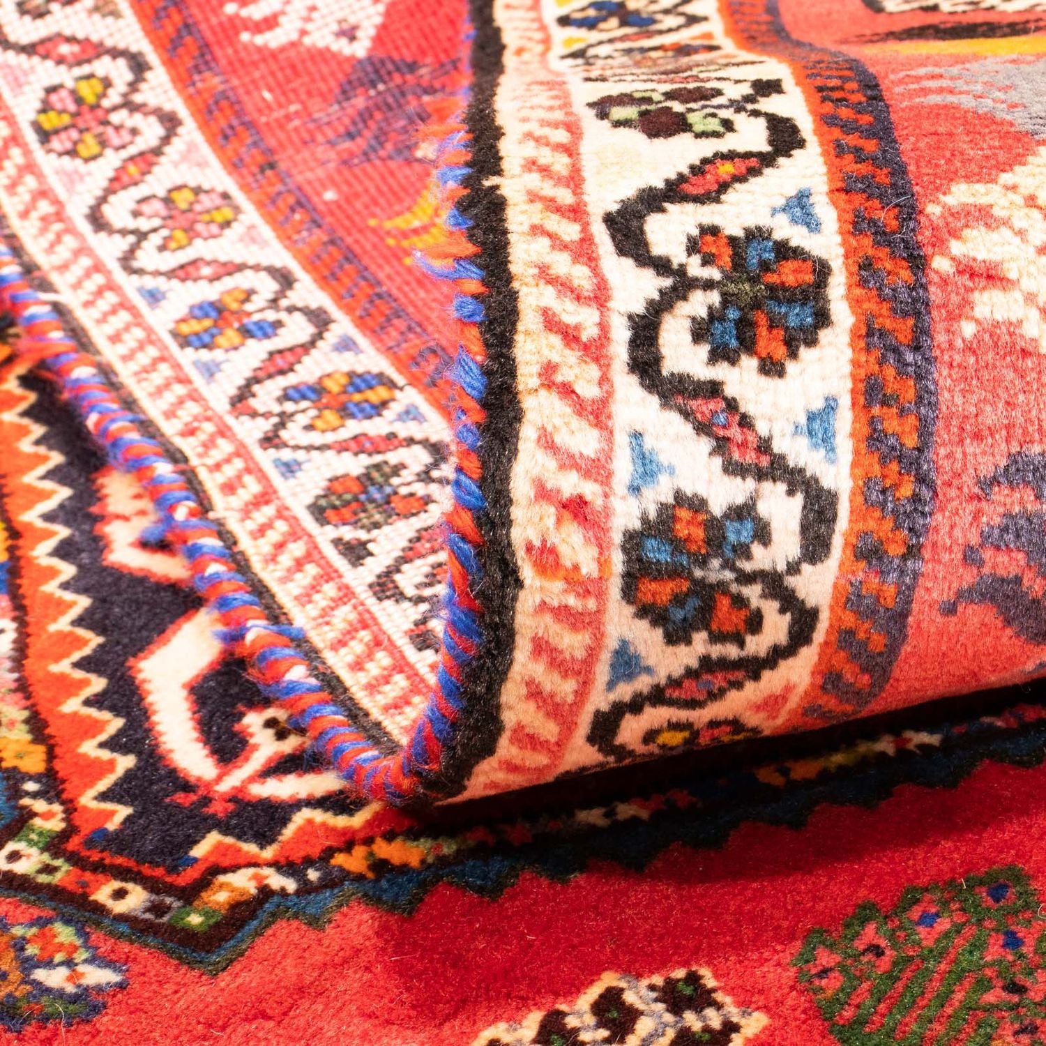 Alfombra de pasillo Alfombra persa - Nómada - 157 x 81 cm - rojo