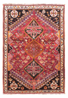 Alfombra persa - Nómada - 160 x 109 cm - rojo oscuro