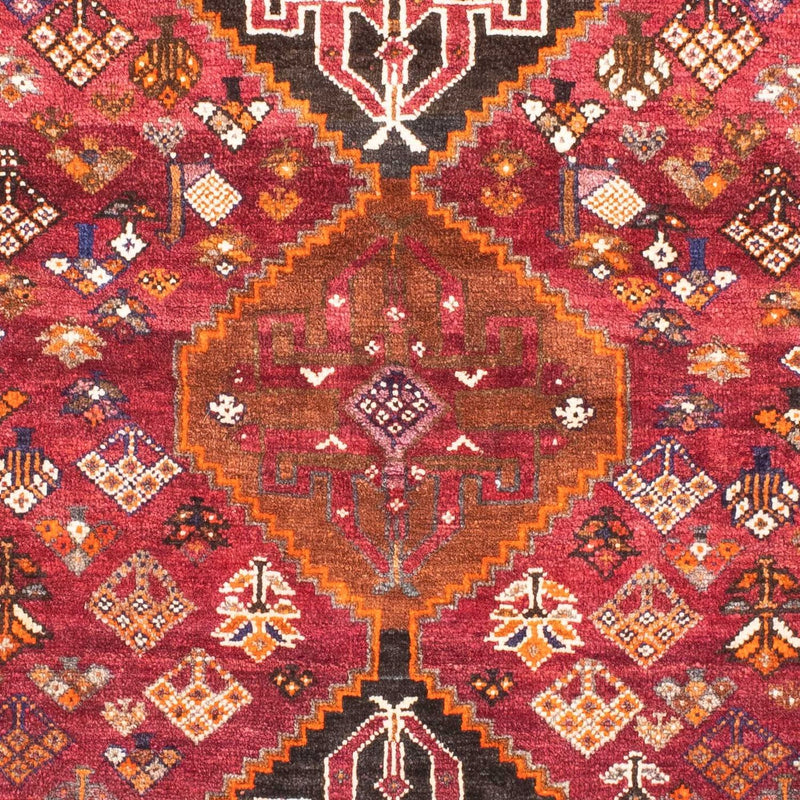 Alfombra persa - Nómada - 160 x 109 cm - rojo oscuro
