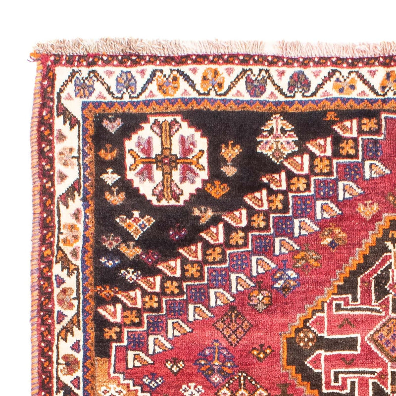 Alfombra persa - Nómada - 160 x 109 cm - rojo oscuro