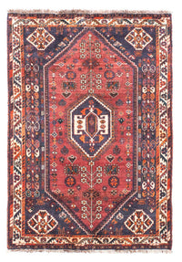 Alfombra persa - Nómada - 152 x 107 cm - rojo oscuro