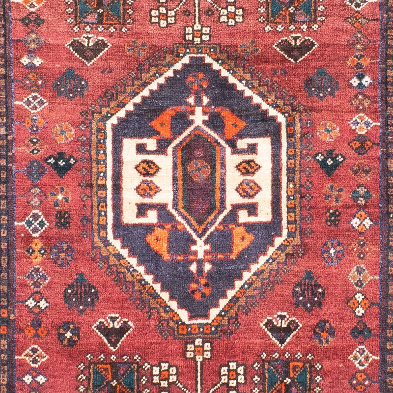 Alfombra persa - Nómada - 152 x 107 cm - rojo oscuro