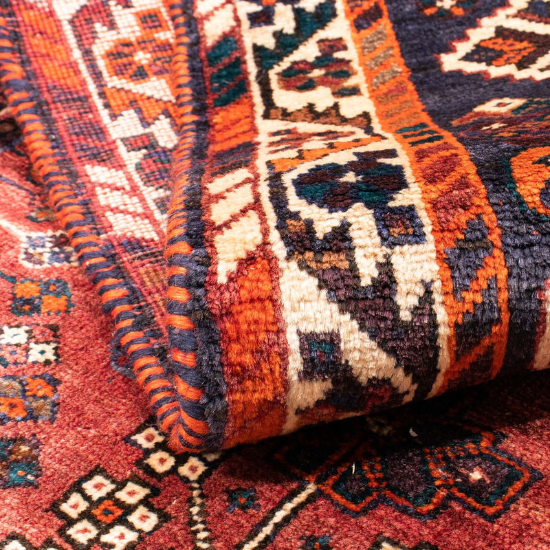Alfombra persa - Nómada - 152 x 107 cm - rojo oscuro