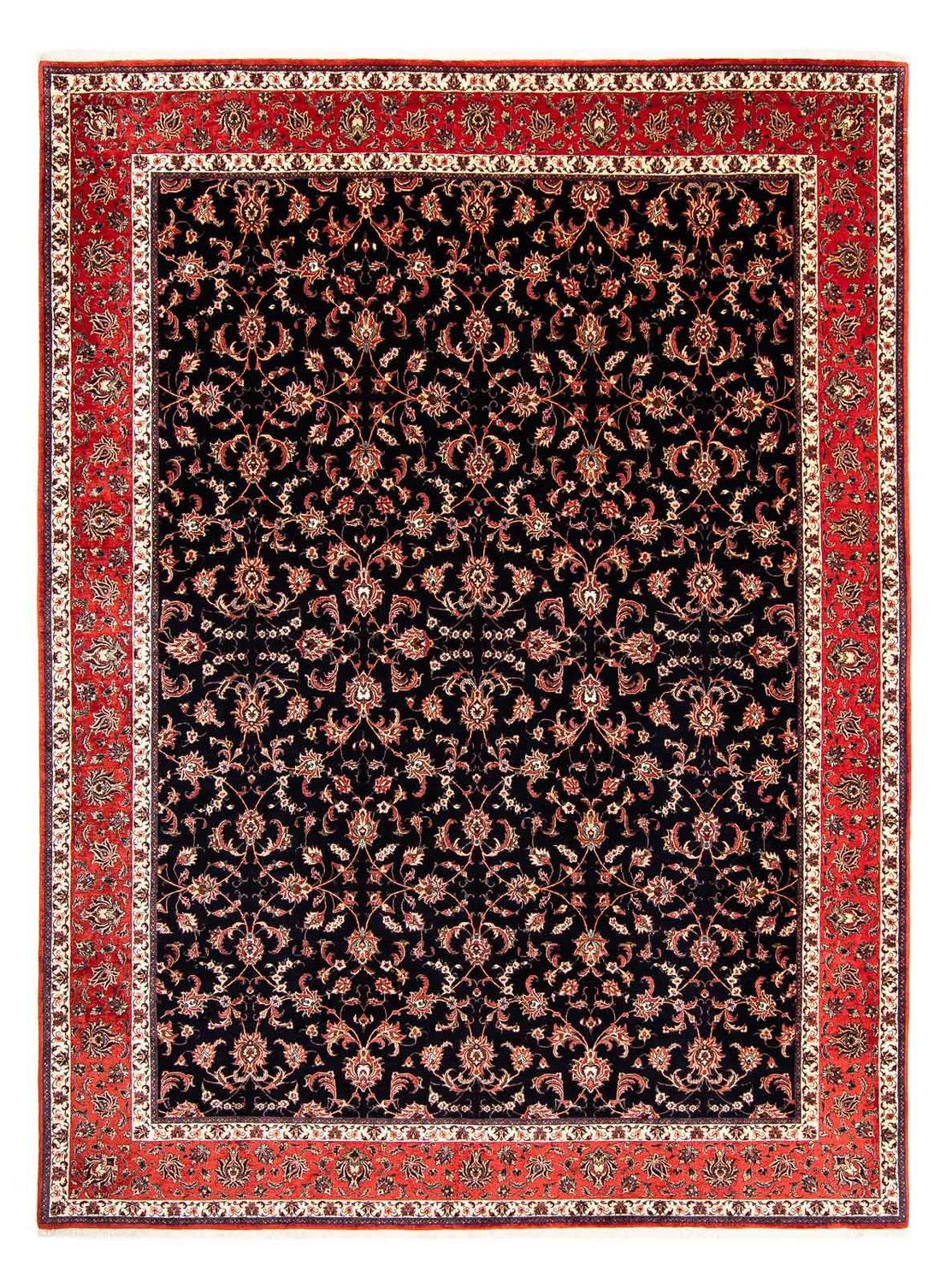 Alfombra persa - Bidjar - 400 x 301 cm - azul oscuro