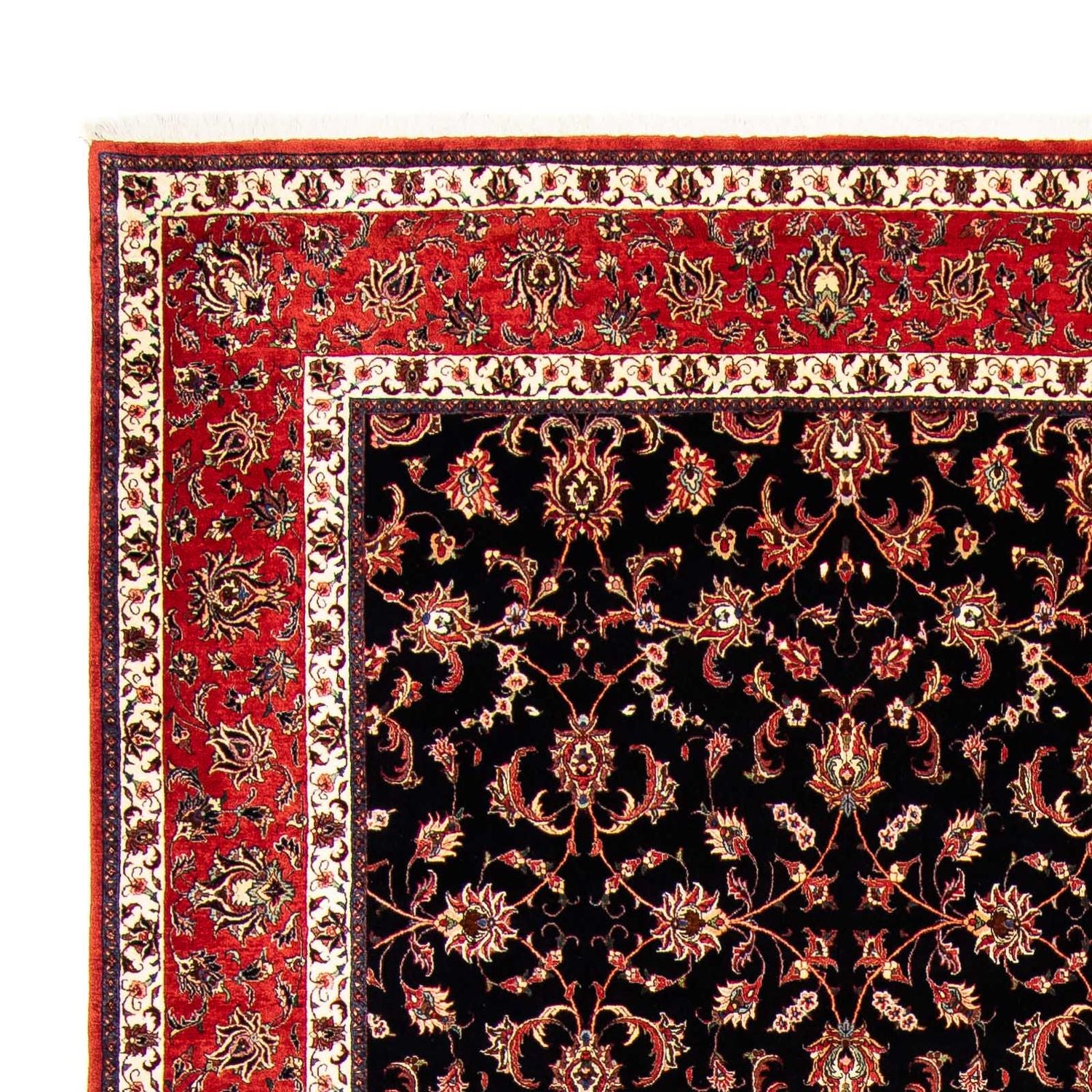 Alfombra persa - Bidjar - 400 x 301 cm - azul oscuro