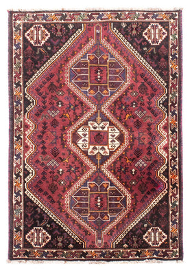 Alfombra persa - Nómada - 157 x 108 cm - rojo oscuro
