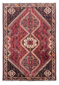 Alfombra persa - Nómada - 157 x 108 cm - rojo oscuro