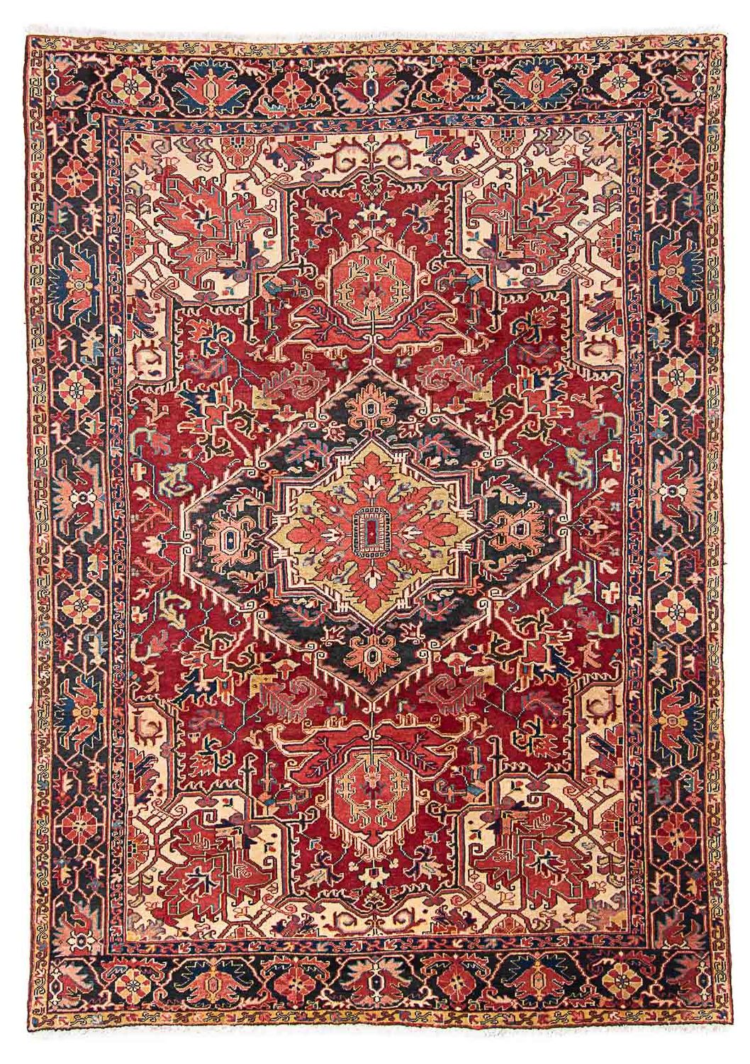 Alfombra persa - Nómada - 328 x 232 cm - rojo