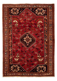 Alfombra persa - Nómada - 244 x 168 cm - rojo oscuro
