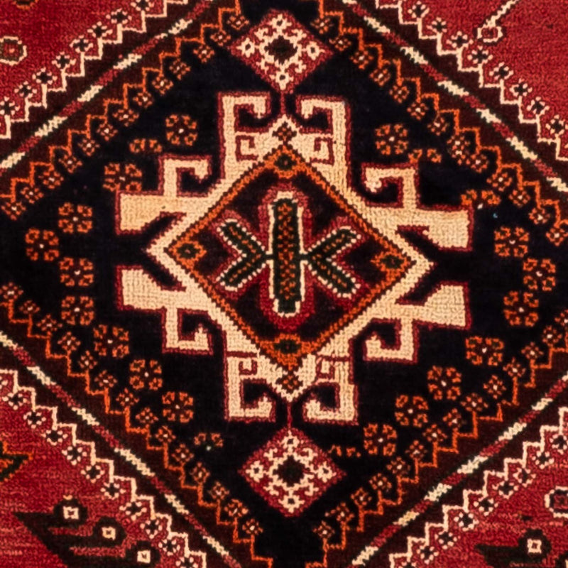 Alfombra persa - Nómada - 244 x 168 cm - rojo oscuro