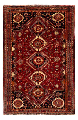 Alfombra persa - Nómada - 272 x 185 cm - rojo oscuro