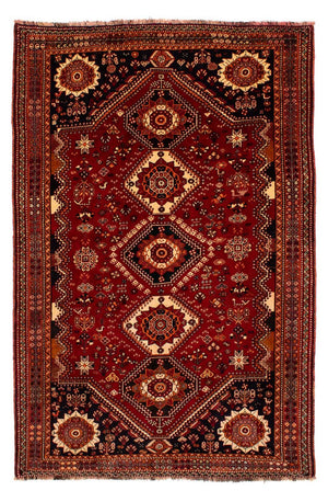 Alfombra persa - Nómada - 272 x 185 cm - rojo oscuro