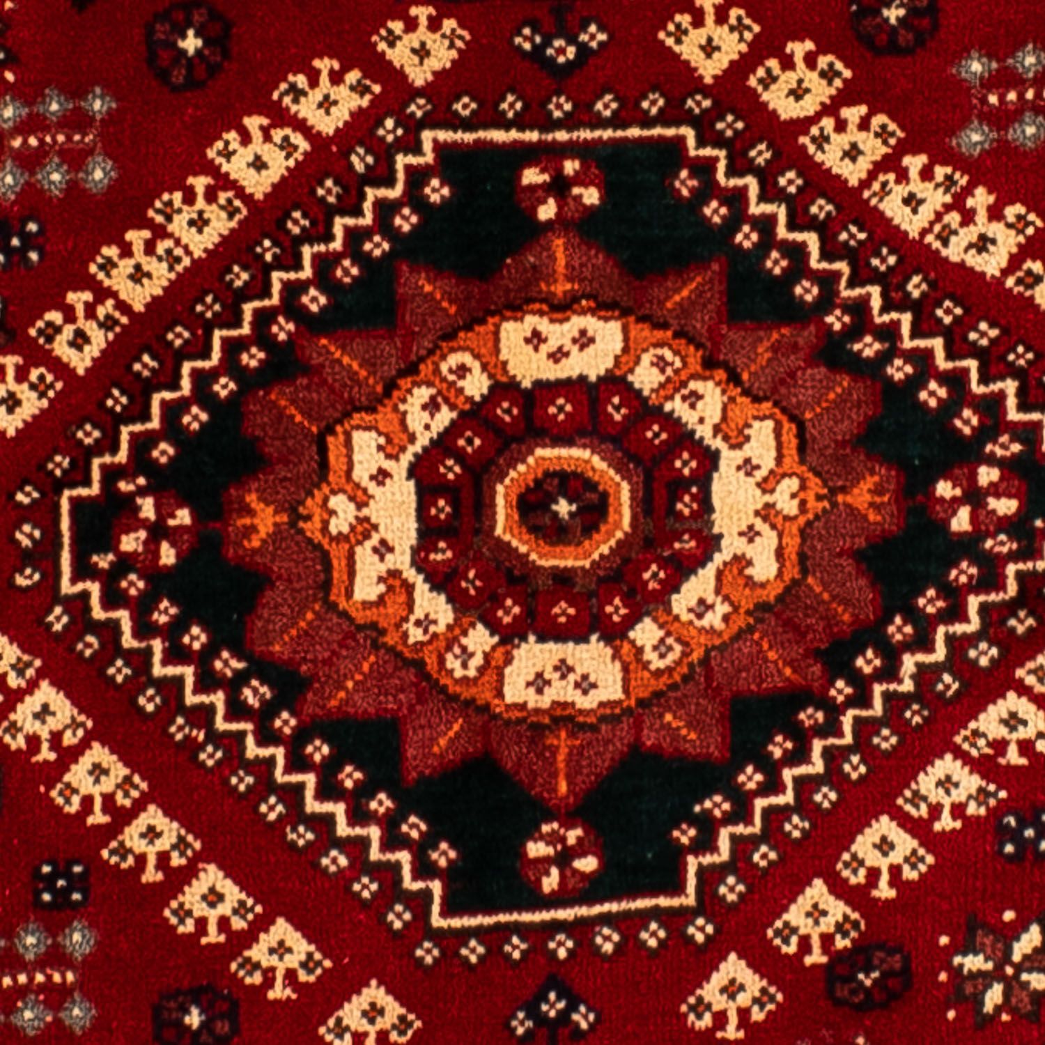 Alfombra persa - Nómada - 272 x 185 cm - rojo oscuro