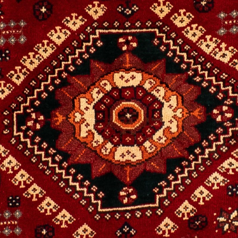 Alfombra persa - Nómada - 272 x 185 cm - rojo oscuro