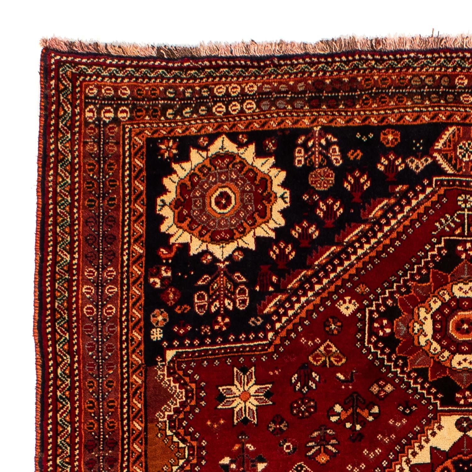 Alfombra persa - Nómada - 272 x 185 cm - rojo oscuro