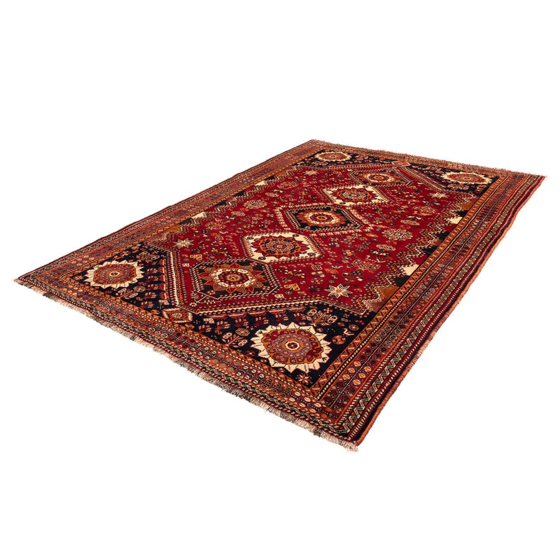Alfombra persa - Nómada - 272 x 185 cm - rojo oscuro