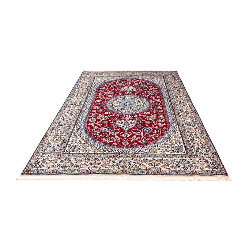 Alfombra Persa - Nain - Real - 240 x 165 cm - rojo oscuro