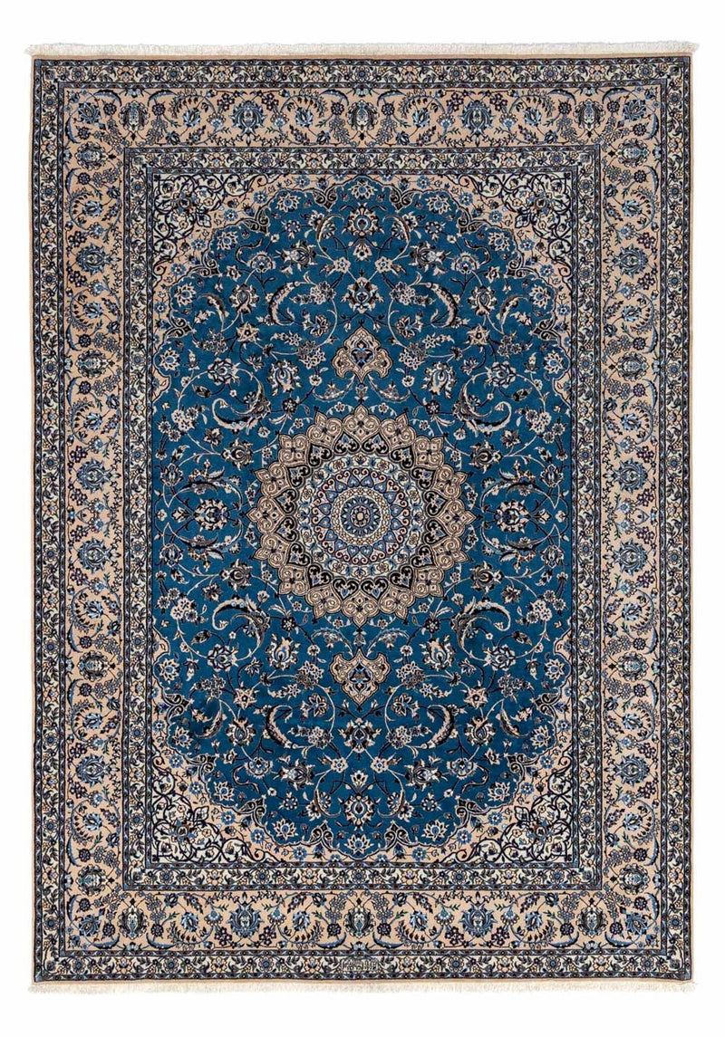 Alfombra Persa - Nain - Real - 345 x 255 cm - azul