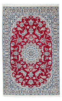 Alfombra Persa - Nain - Real - 179 x 110 cm - rojo