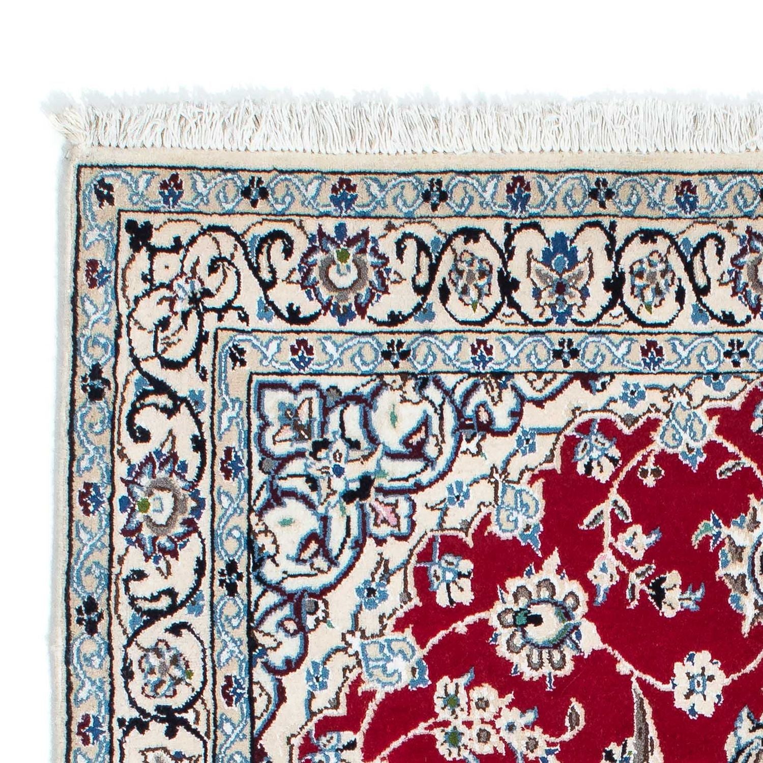 Alfombra Persa - Nain - Real - 179 x 110 cm - rojo