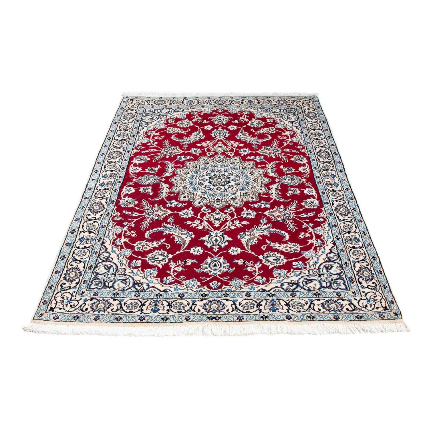 Alfombra Persa - Nain - Real - 179 x 110 cm - rojo
