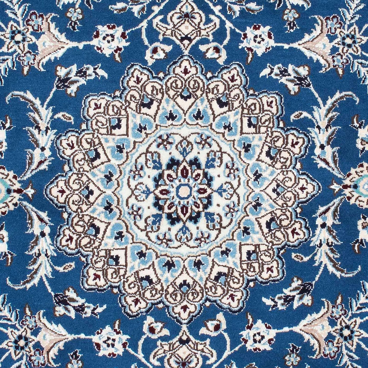 Alfombra Persa - Nain - Real - 172 x 115 cm - azul