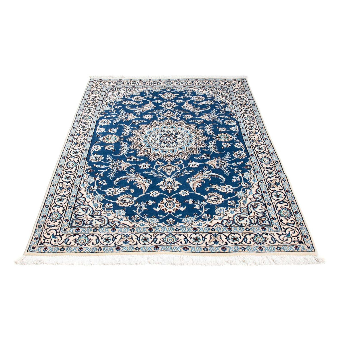 Alfombra Persa - Nain - Real - 172 x 115 cm - azul