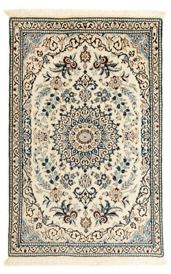 Alfombra Persa - Nain - Real - 130 x 84 cm - beige