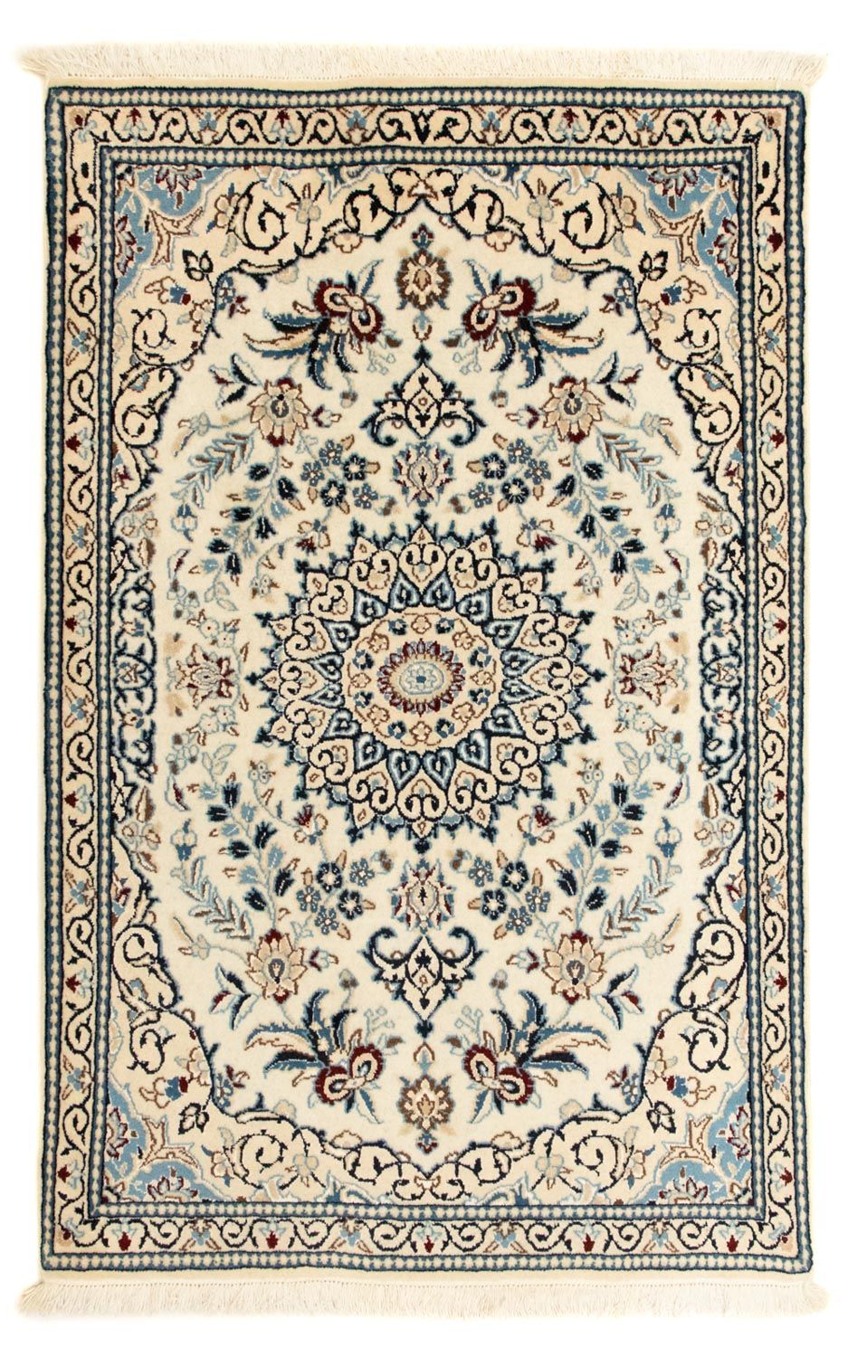 Alfombra Persa - Nain - Real - 130 x 84 cm - beige