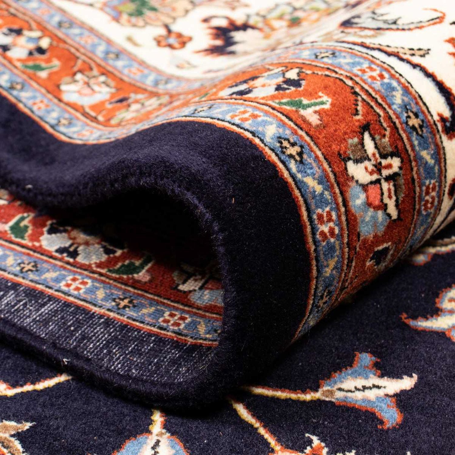 Alfombra persa - Clásica - 339 x 247 cm - azul oscuro