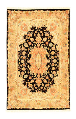 Alfombra Persa - Tabriz - Real - 156 x 98 cm - negro