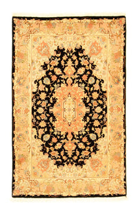 Alfombra Persa - Tabriz - Real - 156 x 98 cm - negro
