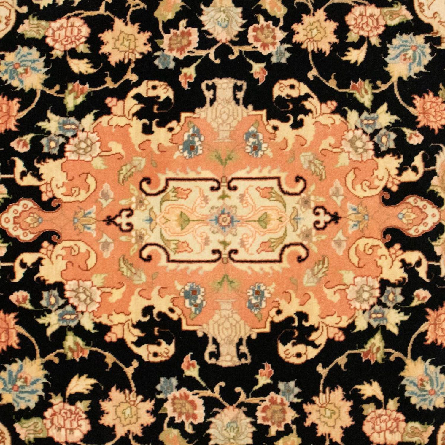 Alfombra Persa - Tabriz - Real - 156 x 98 cm - negro