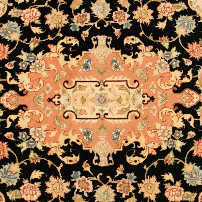 Alfombra Persa - Tabriz - Real - 156 x 98 cm - negro