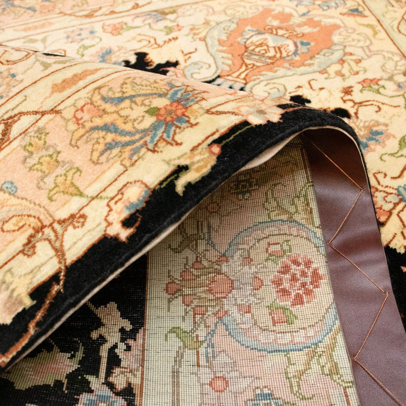 Alfombra Persa - Tabriz - Real - 156 x 98 cm - negro