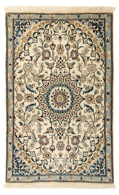 Alfombra Persa - Nain - Real - 136 x 85 cm - beige