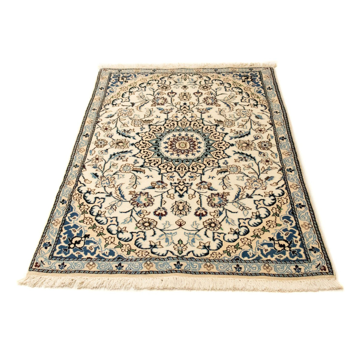 Alfombra Persa - Nain - Real - 136 x 85 cm - beige