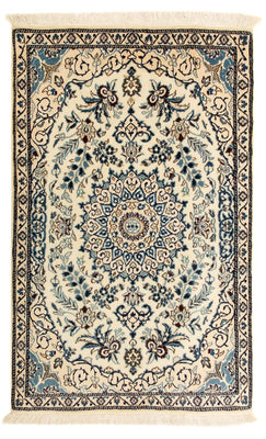 Alfombra Persa - Nain - Real - 131 x 87 cm - beige