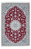Alfombra Persa - Nain - Real - 169 x 110 cm - rojo oscuro
