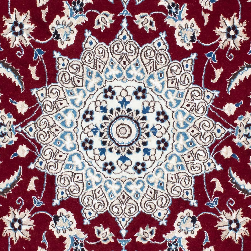 Alfombra Persa - Nain - Real - 169 x 110 cm - rojo oscuro