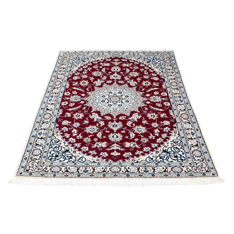 Alfombra Persa - Nain - Real - 169 x 110 cm - rojo oscuro