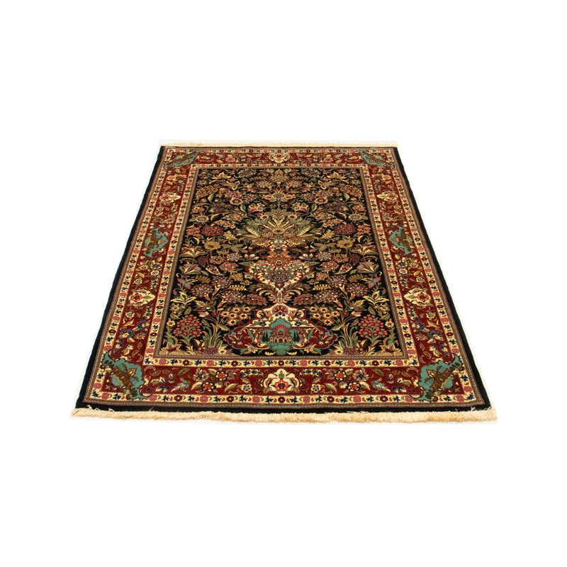 Alfombra persa - Ghom - 161 x 101 cm - negro