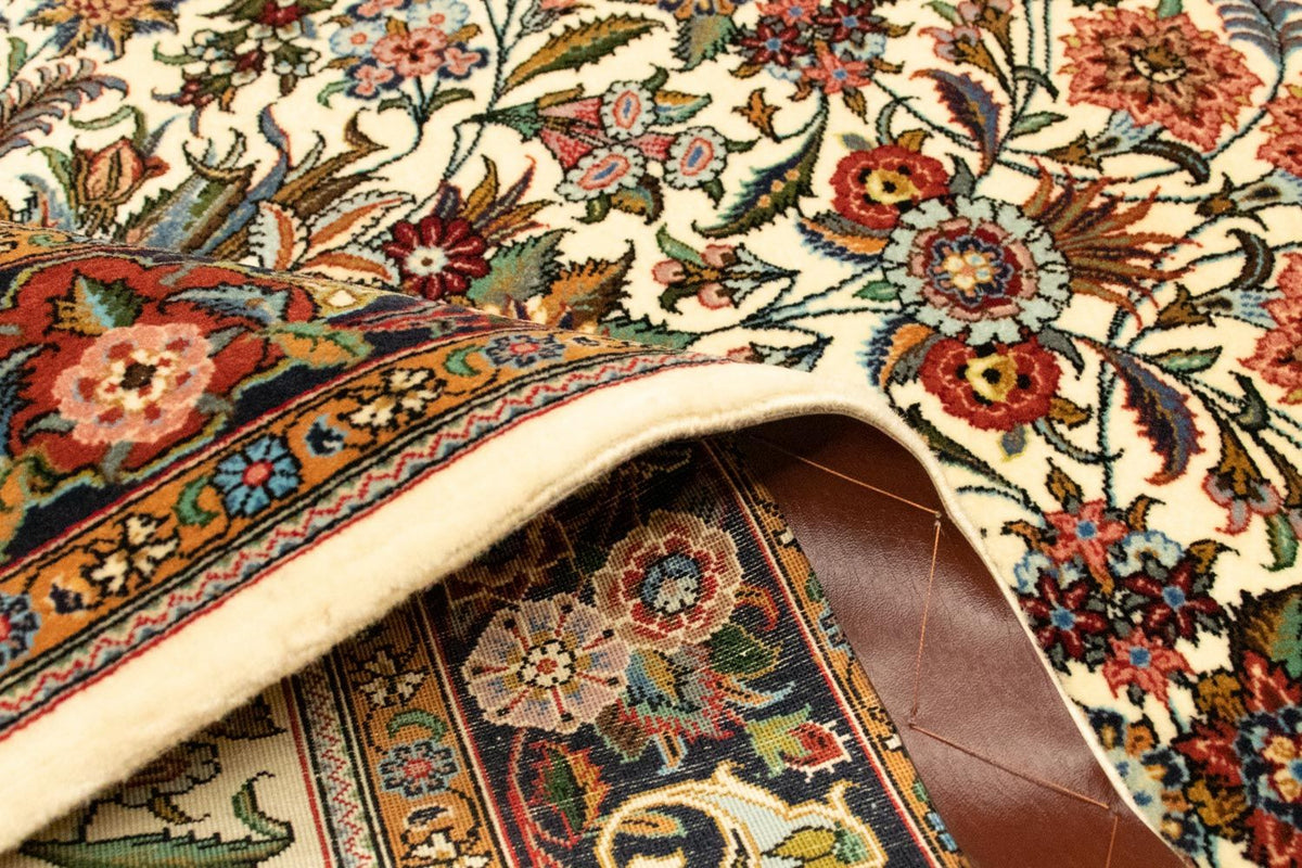 Alfombra persa - Ghom - 145 x 102 cm - beige