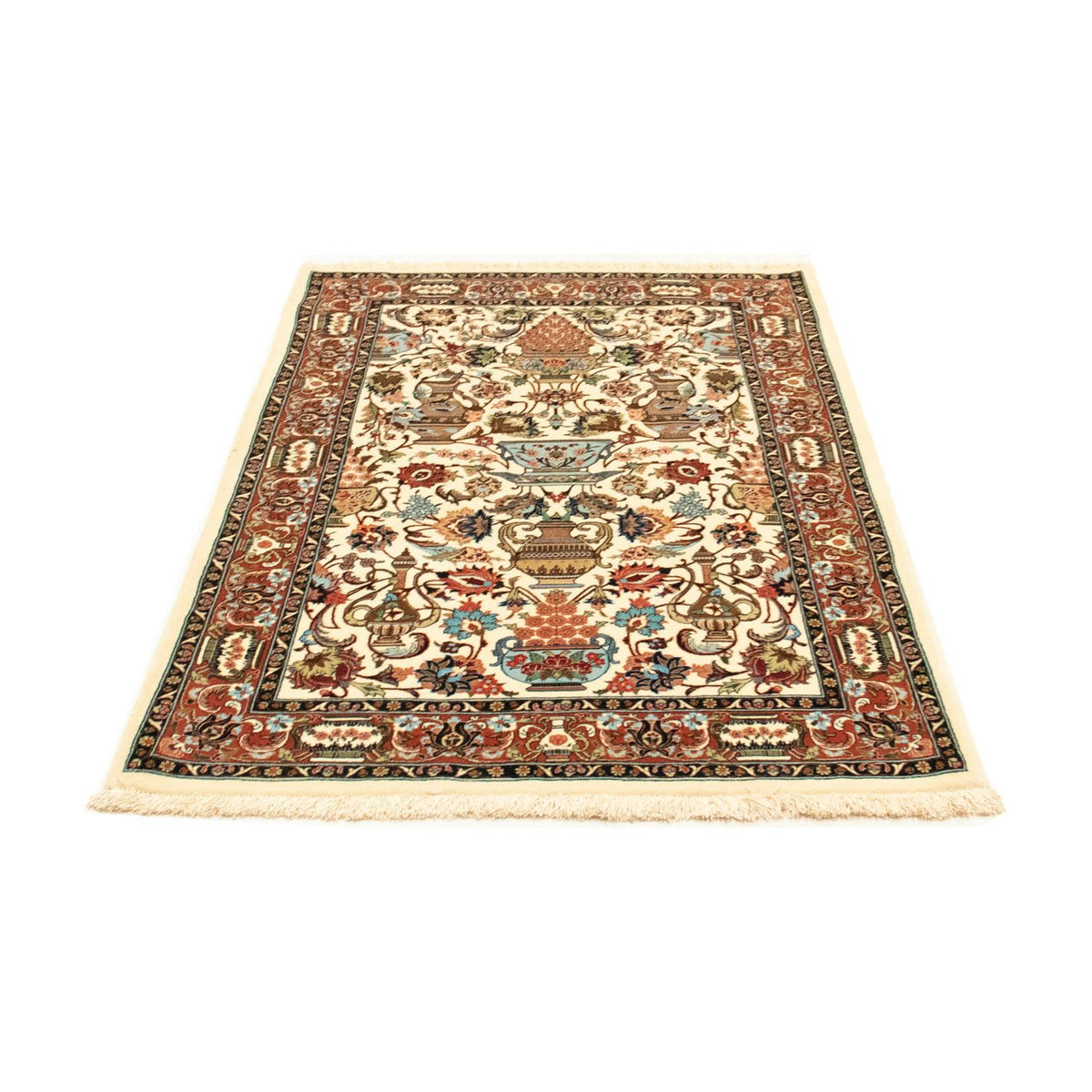 Alfombra persa - Ghom - 160 x 102 cm - beige
