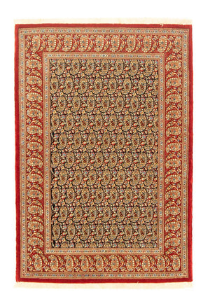 Alfombra persa - Ghom - 156 x 106 cm - azul oscuro