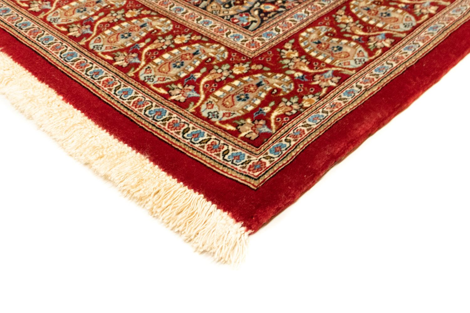 Alfombra persa - Ghom - 156 x 106 cm - azul oscuro