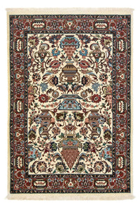 Alfombra persa - Ghom - 154 x 102 cm - beige