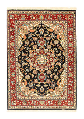 Alfombra persa - Ghom - 147 x 101 cm - negro