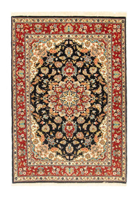 Alfombra persa - Ghom - 147 x 101 cm - negro