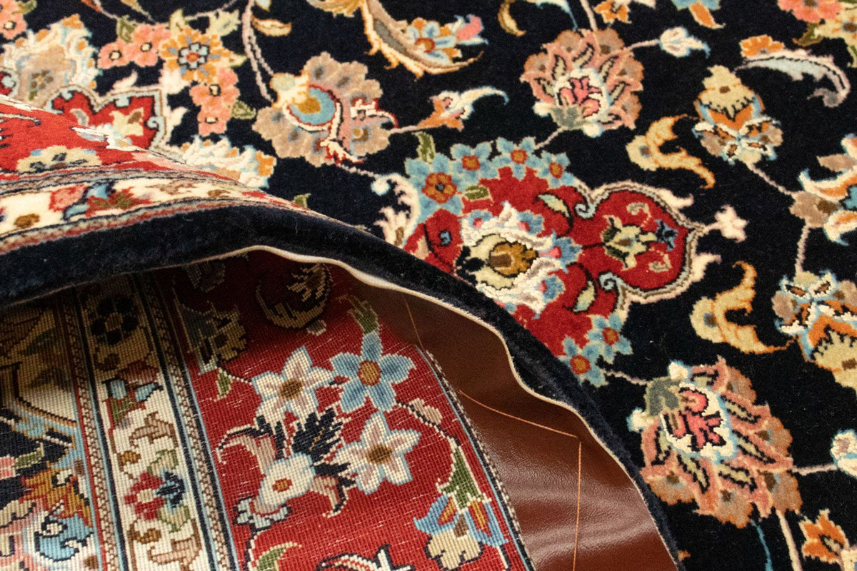 Alfombra persa - Ghom - 147 x 101 cm - negro